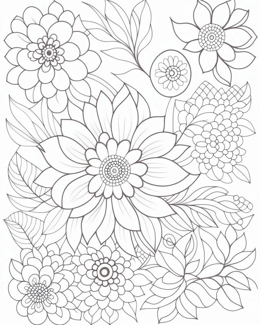 coloring pages: Mindfulness coloring book