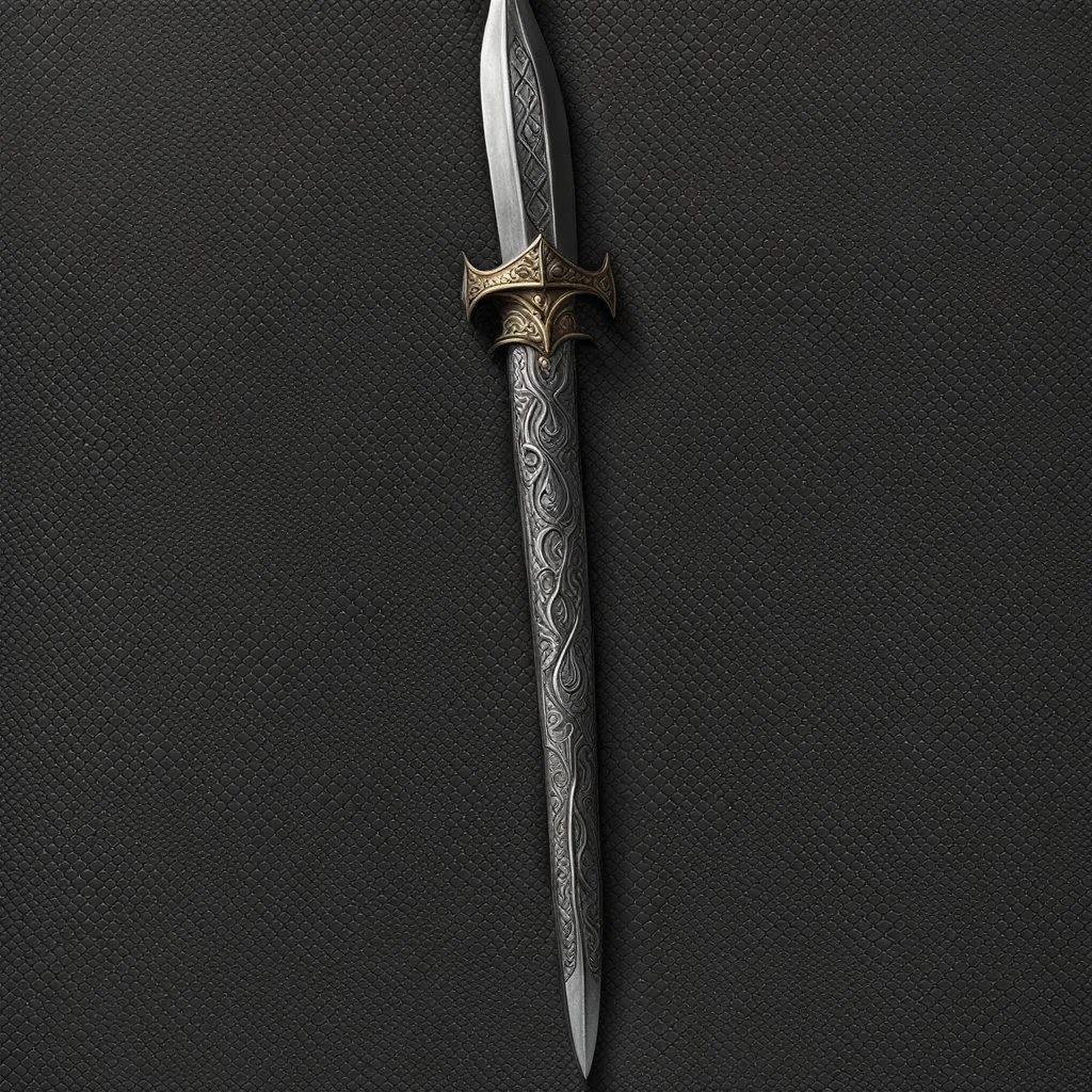 a dagger—its blade curved like a scimitar and its hilt wrapped in scales that look suspiciously like human skin. It weighs more than it should, and the metal is warm to the touch. The runes pulse slightly