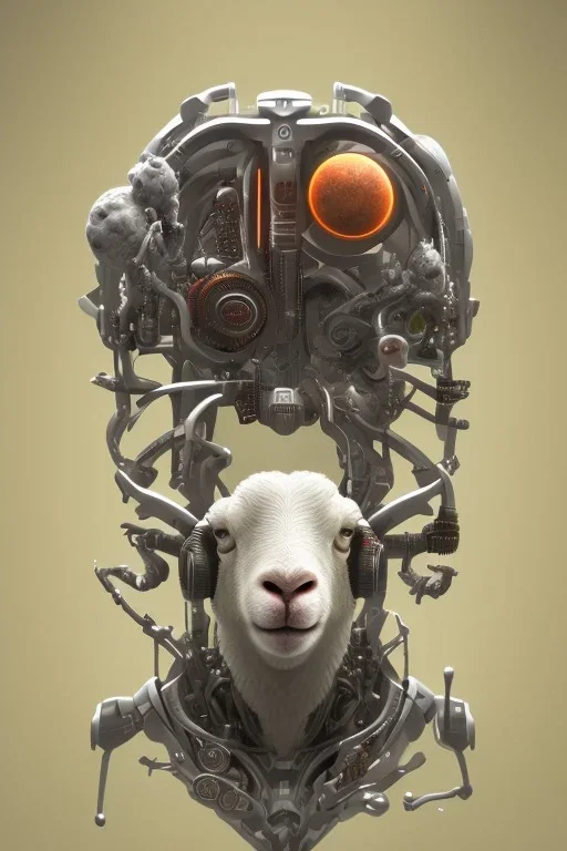 sheep brain cyborg, matrix style