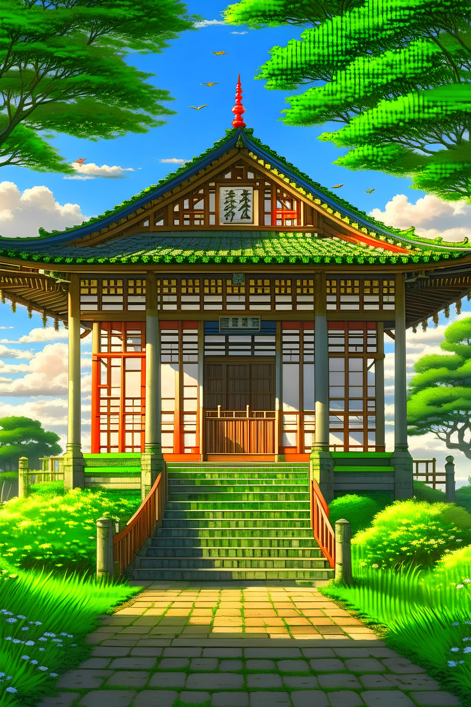 shinto shrine makoto shikai style