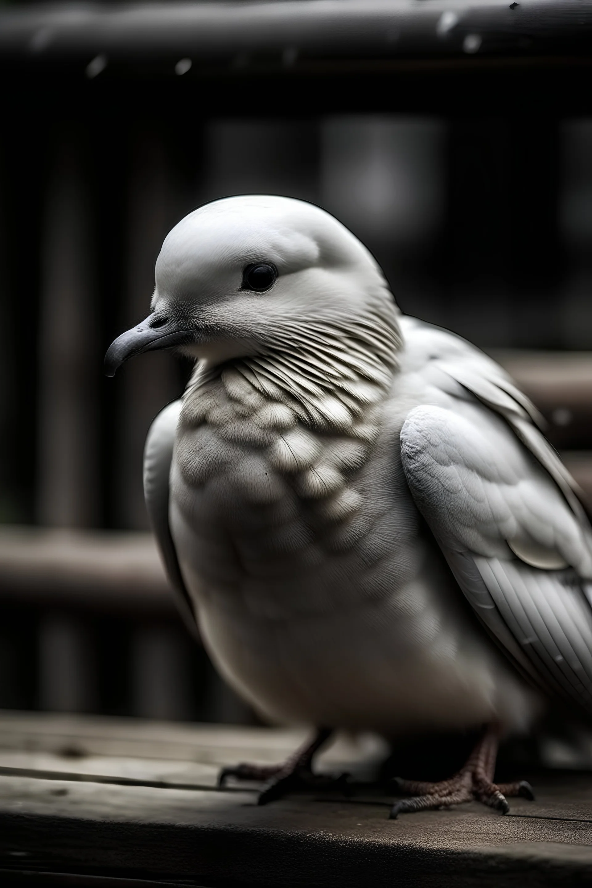 A sad dove