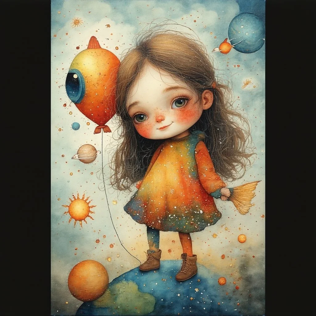 Richly textured Hieronymus Bosch, Catrin Welz-Stein, William Turner, Zdzisław Beksiński, Jacek Yerka oil on canvas zentangle line art style mix, surreal frosted fantasyland winter oceanscape, hoarfrost on trees, high grasses, snow and cottages, withered flowers, pale sunrise; paint splatter, beautiful vibrant colors, reflections, SK, flying seagulls, dramatic clouds, snowfall.