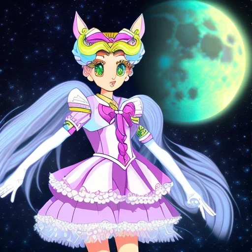 gato negro luna de la serie sailor moon