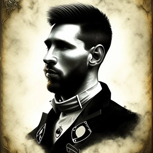 Messi face, Steampunkm