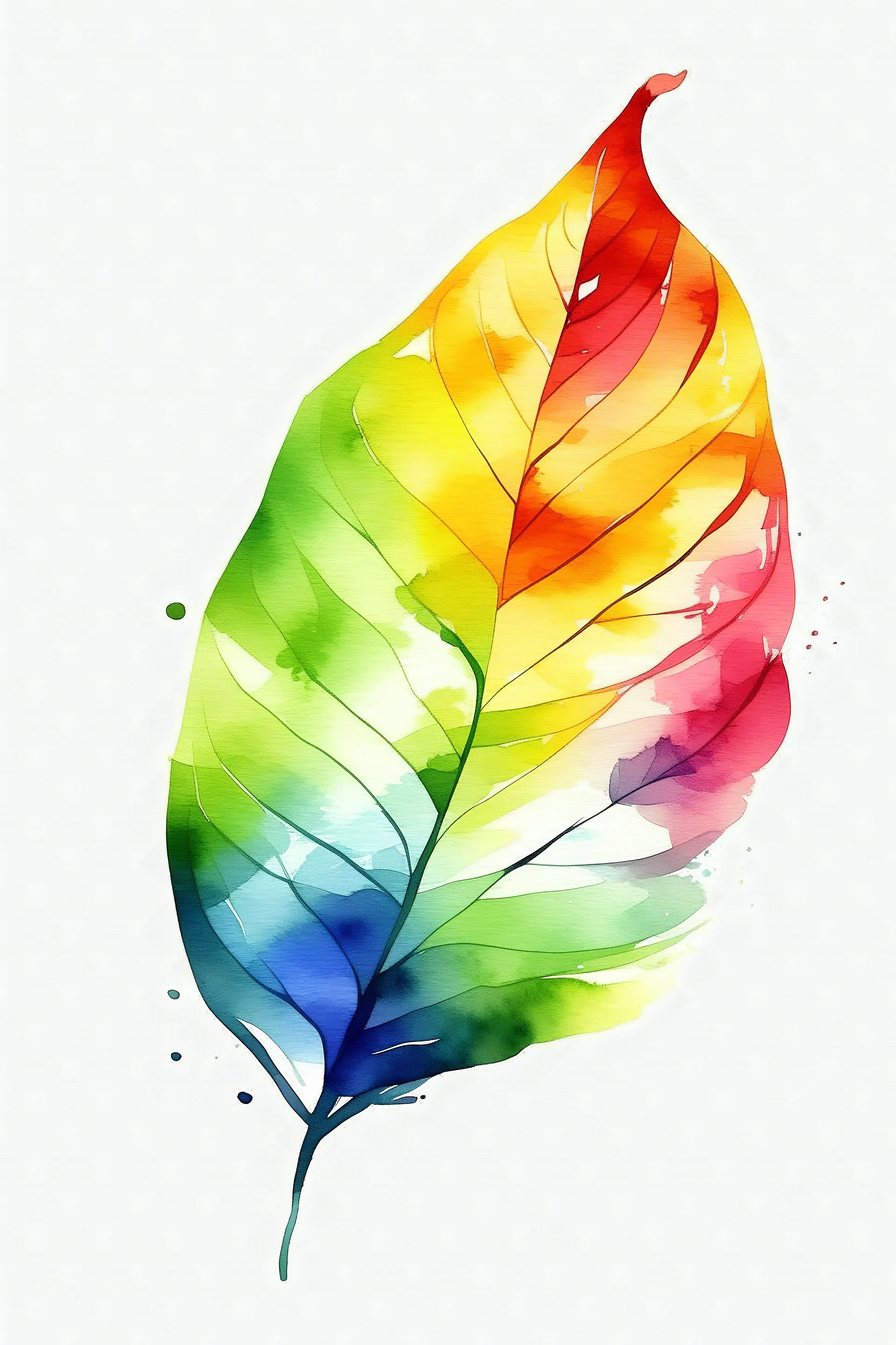 water color leaf