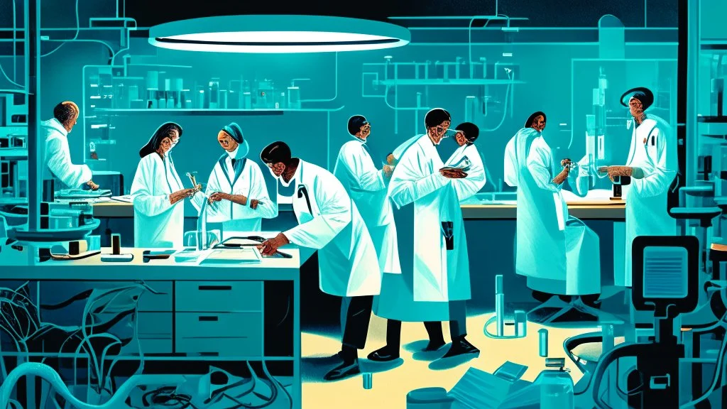 The image for the article can depict a dedicated medical team engaged in advanced laboratory research. In this scene, doctors and researchers come together to study and understand rare and intriguing diseases. The atmosphere is one of discovery, science, and technological advancement, with the team diligently working to improve human understanding of these mysterious conditions and develop better treatments for patients. The image reflects scientific progress and the efforts made to achieve adva