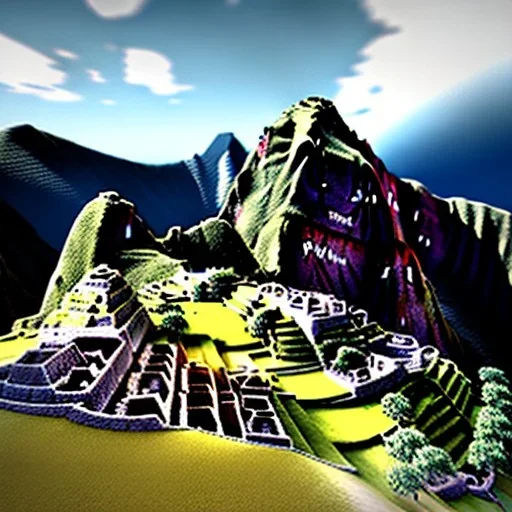 machu pıcchu, unreal engine, realistic