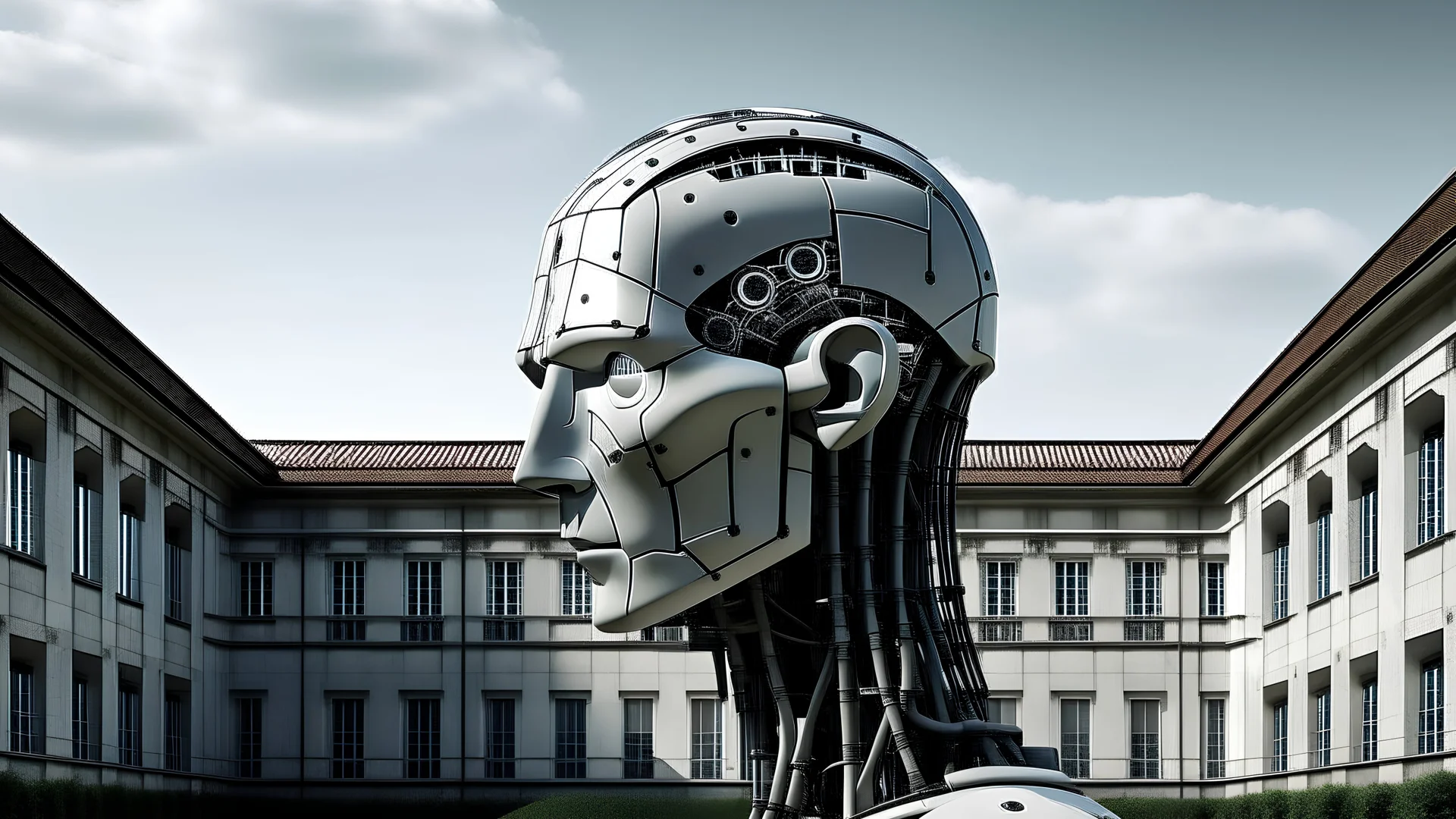 make a version of this thats being taken over by AI