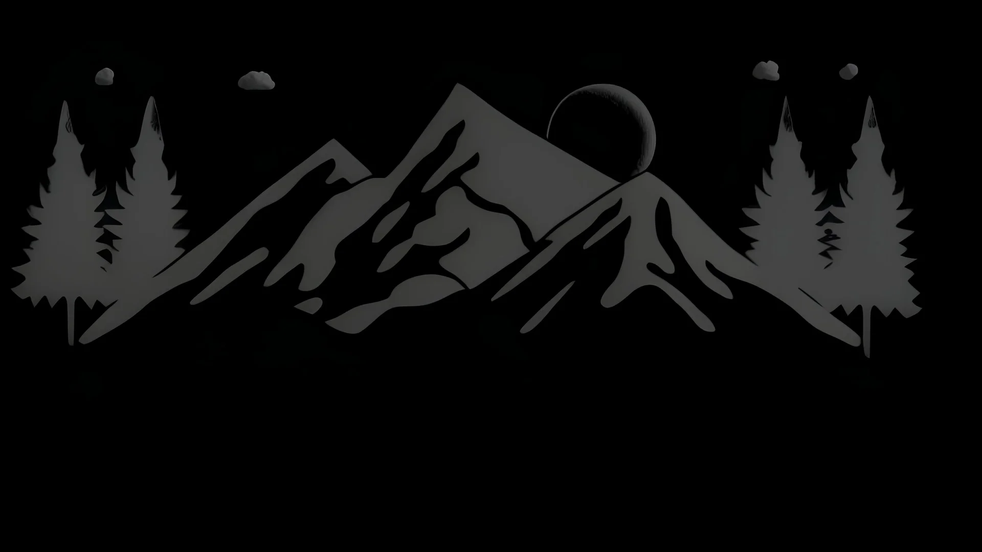 Make the Mountain, but make sure the colour should be white.