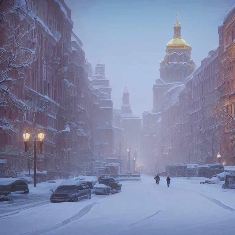 Санкт-Петербург зимой