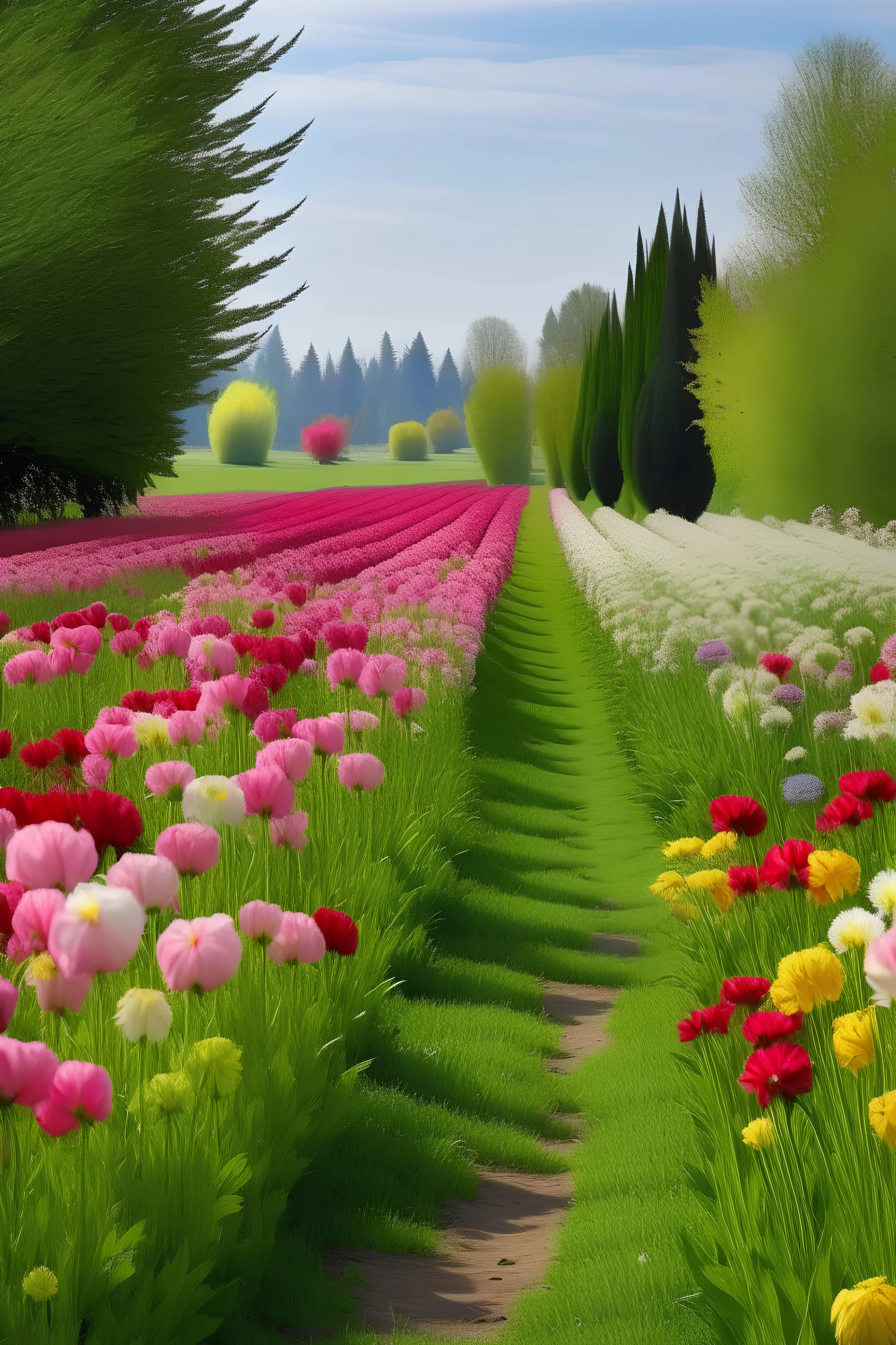 Flower orchard