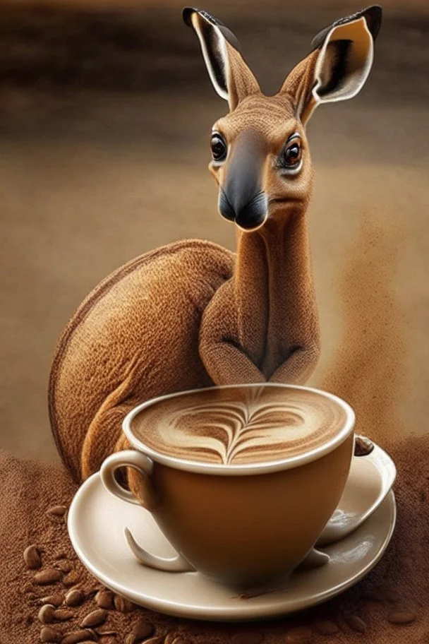 coffee that is a kangaroo