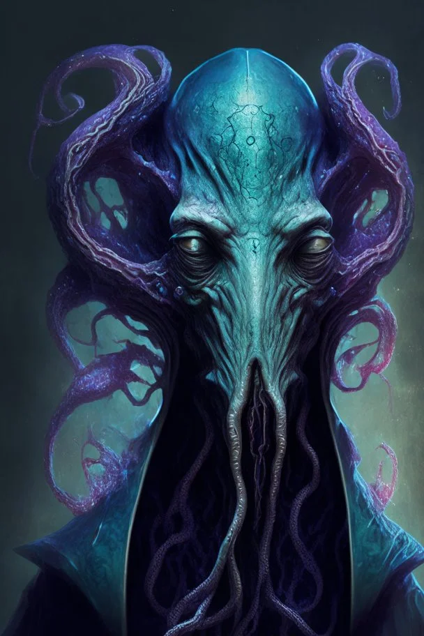 A portrait of a Mind Flayer