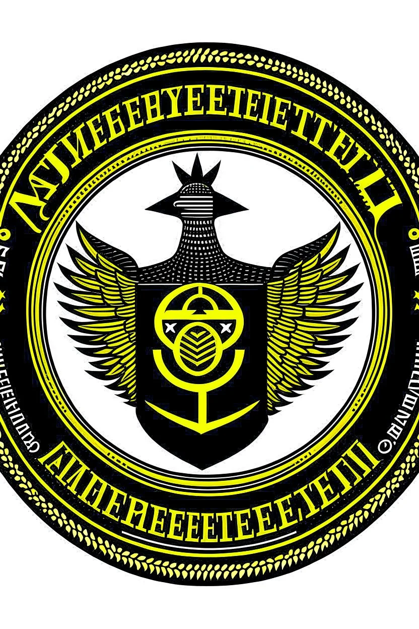 Private military logo with Amberian Security Consulting as the name