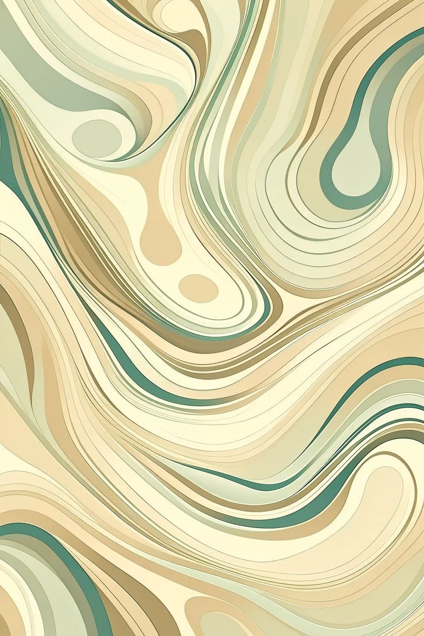 changing geometrical to abstract and fluid, creamy colors