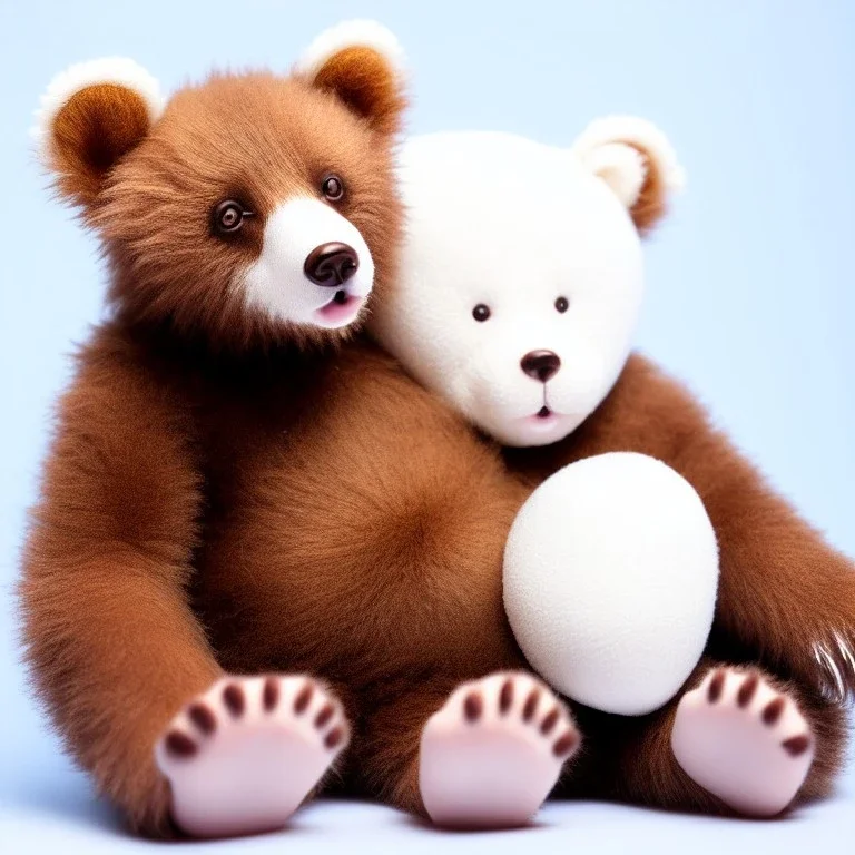 sweet baby bear, white background