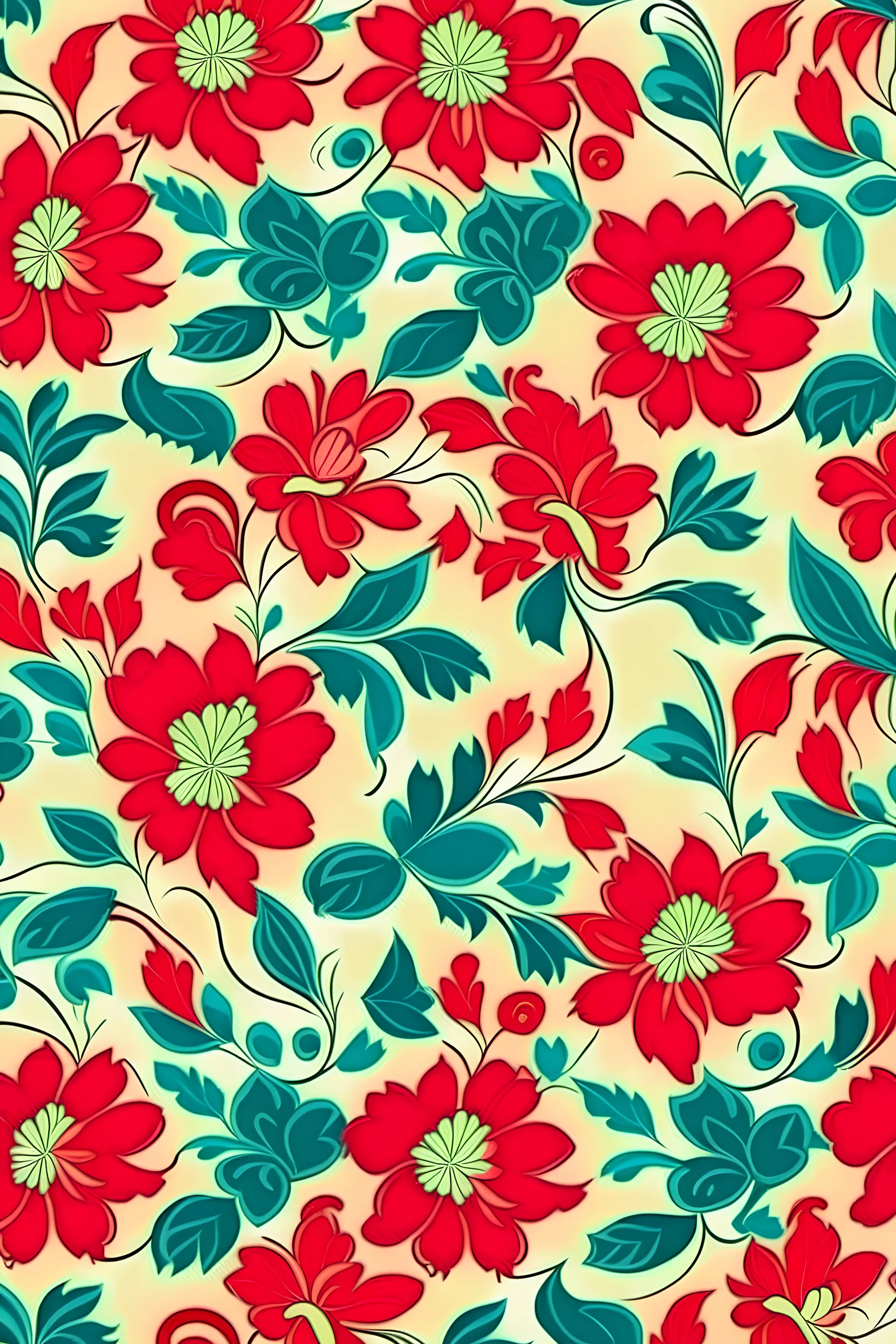 floral textile pattern