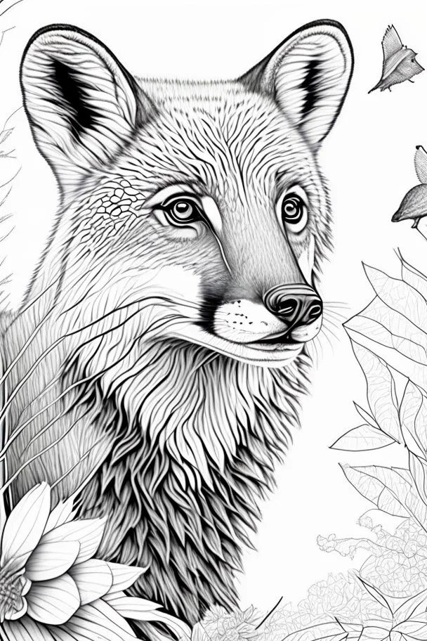 Animal drawings for coloring