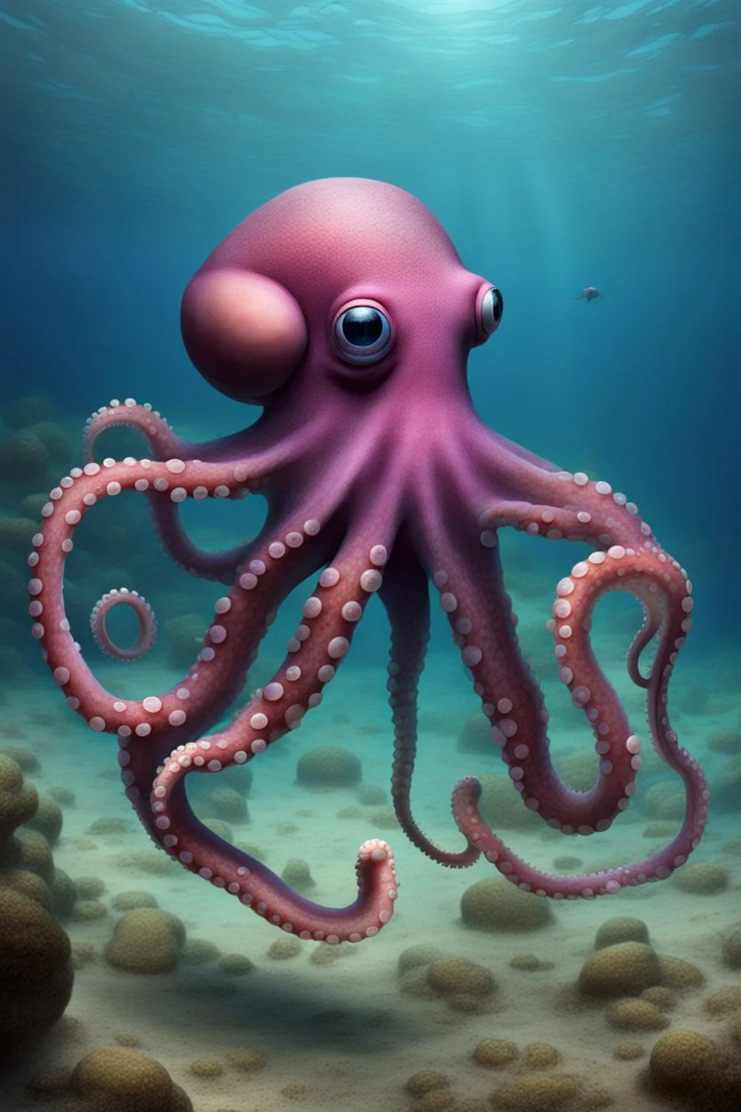 One legged octopus