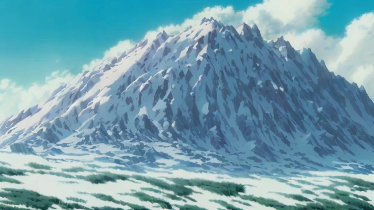 Rising before you is a six-hundred-foot-tall mountain of glacial ice, its peak carved to resemble a gigantic skull wearing a crown. Weaving up the mountain's southern slope are enormous stairs hewn from the ice. These steps, which extend from the base of the mountain to the base of the fortress, were clearly made for giants.