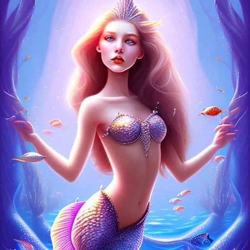 Beautiful princess mermaid