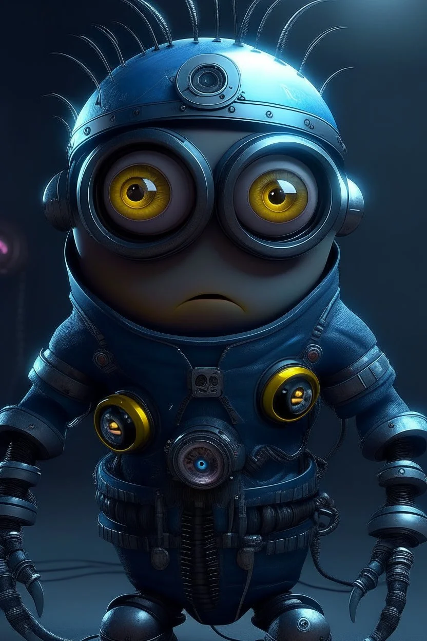 evil minion of despicable me from cyberpunk