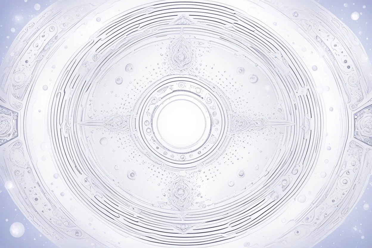 beautiful white cosmic design