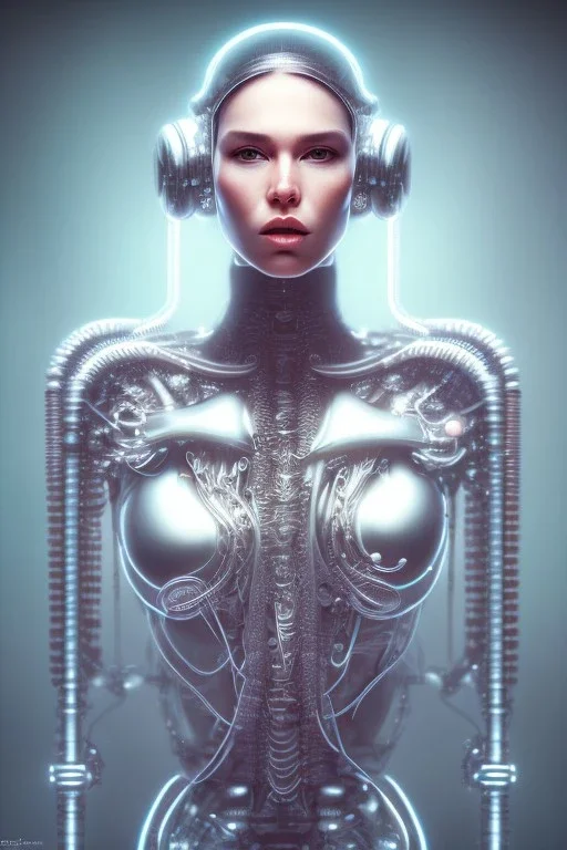 cyberpunk, glass body, women, portrai, open mouth, perfect skin, tron, cyborg , perfekt, real, dream, hr giger