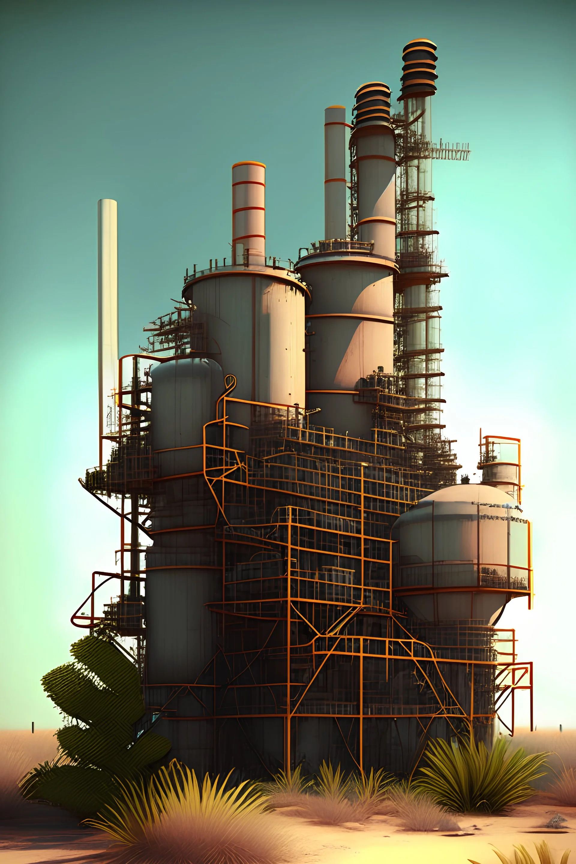 Oil plant