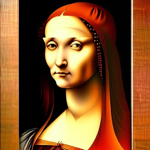 portrait of a woman leonardo da vinci style