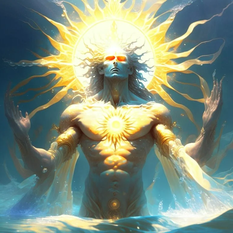 A divine being made from the combination of water and sun with cosmic powers and Dracula