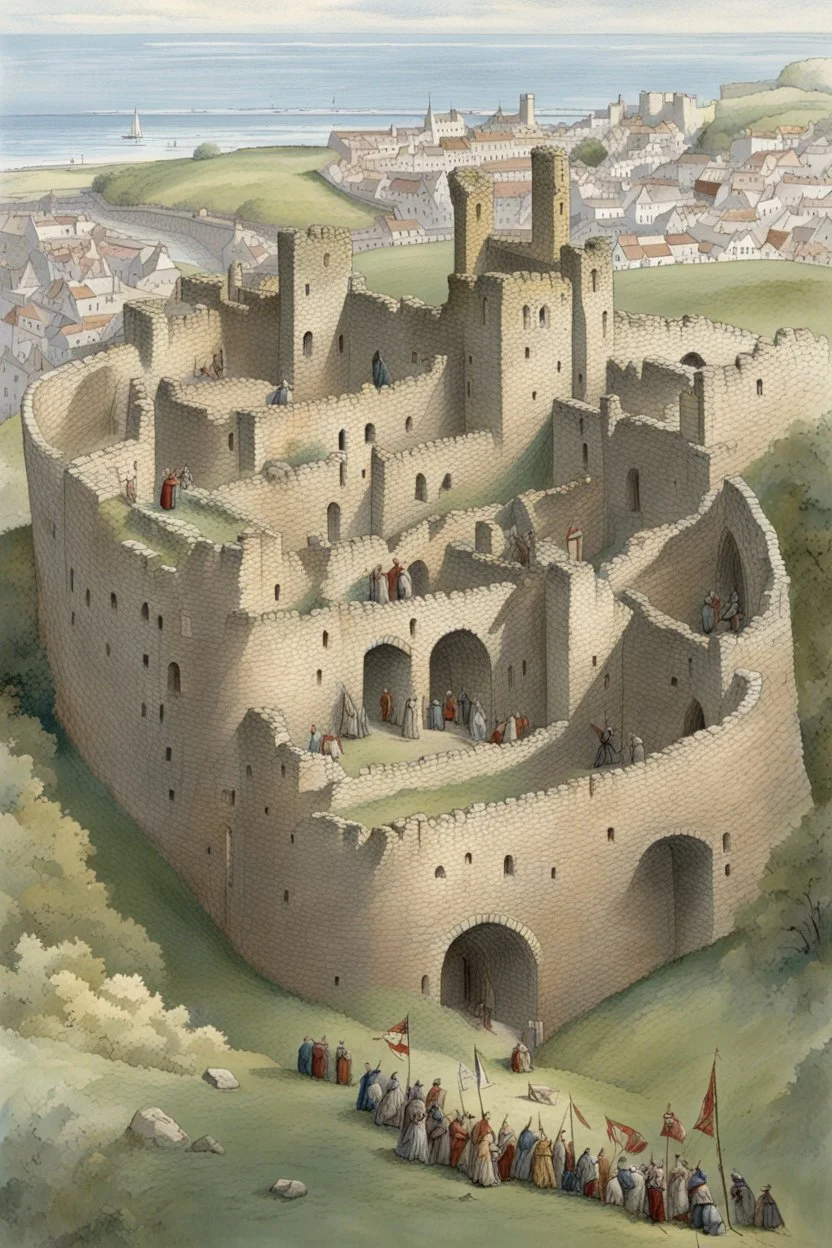 Hastings castle during the eleventh century