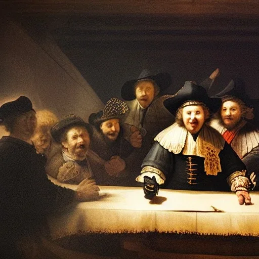 Rembrandt, space, stars, mutants