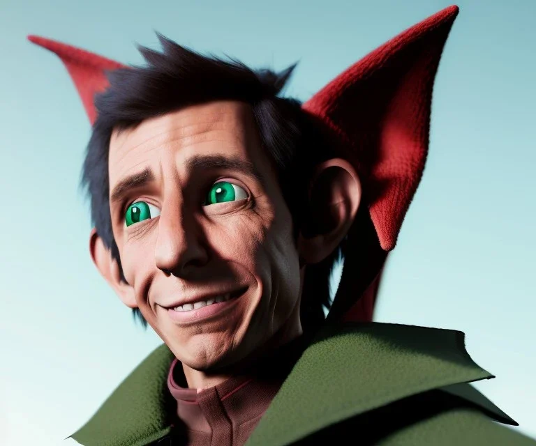 Fonzie as an elf