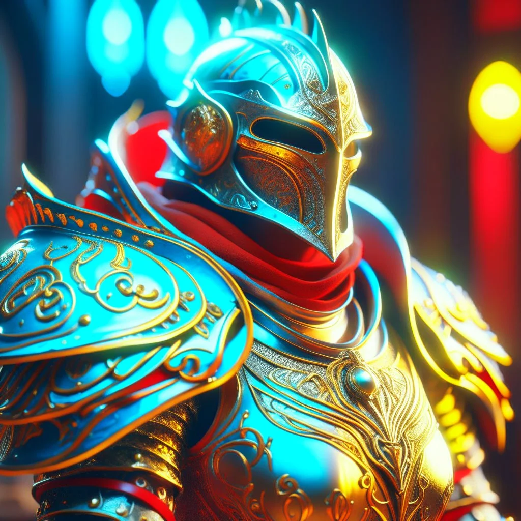 stylized knight with ornaments, epic, fantasy, intricate, hyper detailed, artstation, concept art, smooth, sharp focus, ray tracing, vibrant, photorealistic, textured, centered, 4k