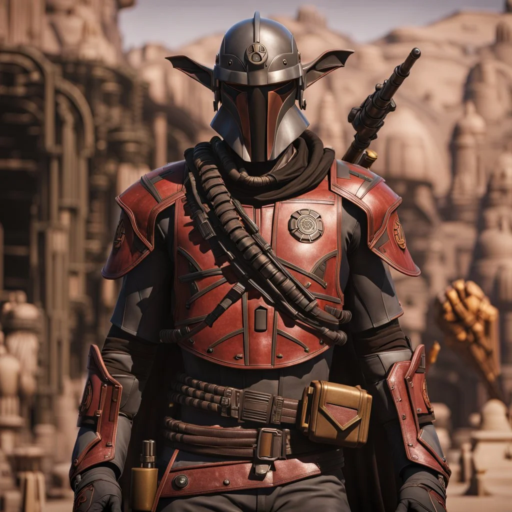 star wars bald male corellian pilot wearing pearlescent black and gunmetal grey First Order special forces heavy assault stealth commando armor and helmet with gold trim inside the jedi temple, hyperdetailed, dynamic lighting, hyperdetailed background, 8k resolution, volumetric lighting, light skin, fully symmetric details