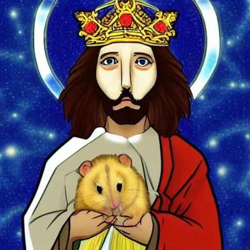 Hamster jesus dies for our sins anime