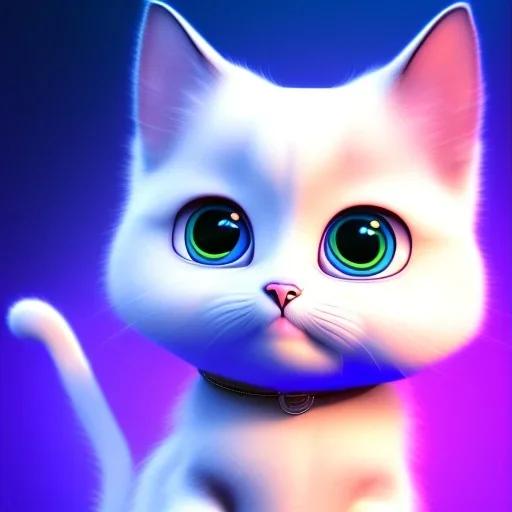 cute cat by pixar