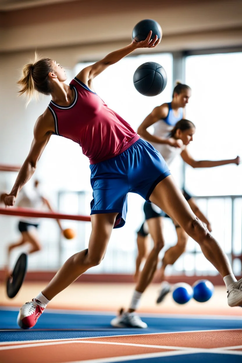 Physical Education and Sports. High quality abstract image.