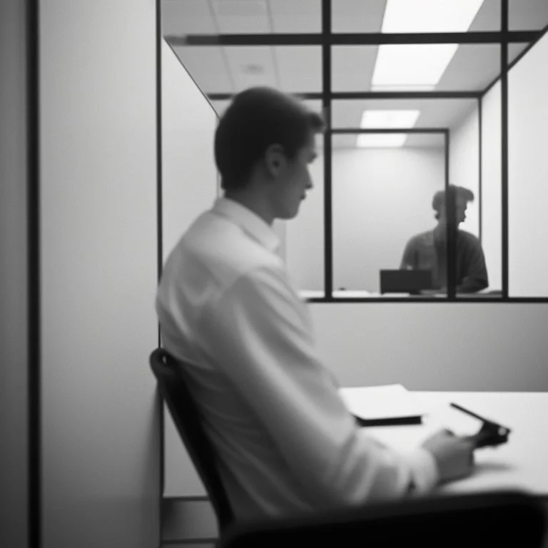 fila en una oficina de empleo; fotografía real, realizada con cámara Leica y objetivo de 50mm, personas caucásicas