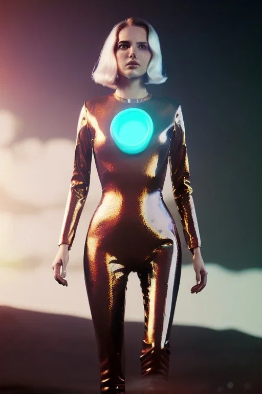 retro sci-fi portrait image from 1980, New York street explosions, fire, scared people, sweet young blonde woman walking, tight latex suit, soft color, highly detailed, unreal engine 5, ray tracing, RTX, lumen lighting, ultra detail, volumetric lighting, 3d, finely drawn, high definition, high resolution.