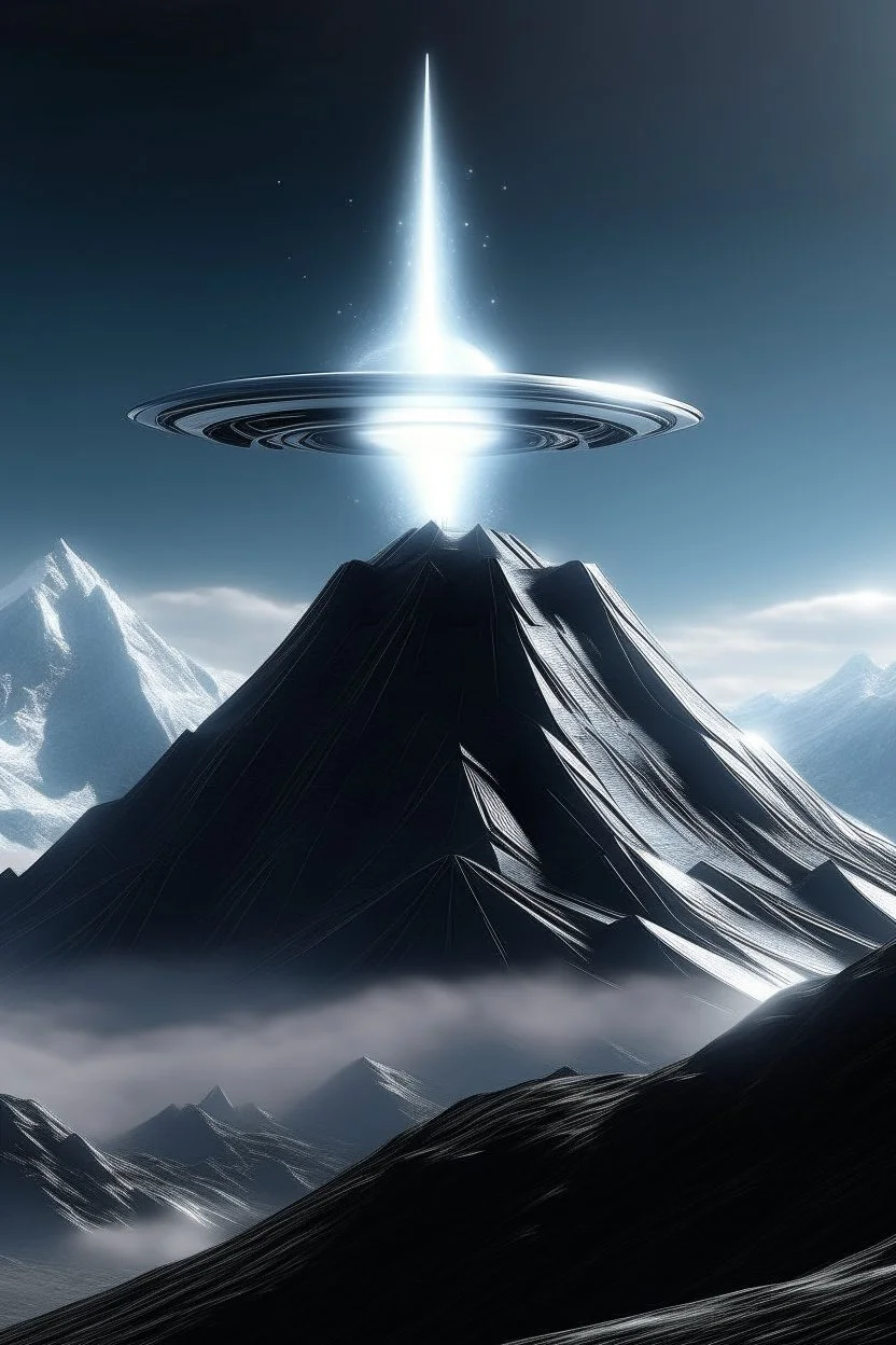 mountain-shaped ufo craft اهيهىل