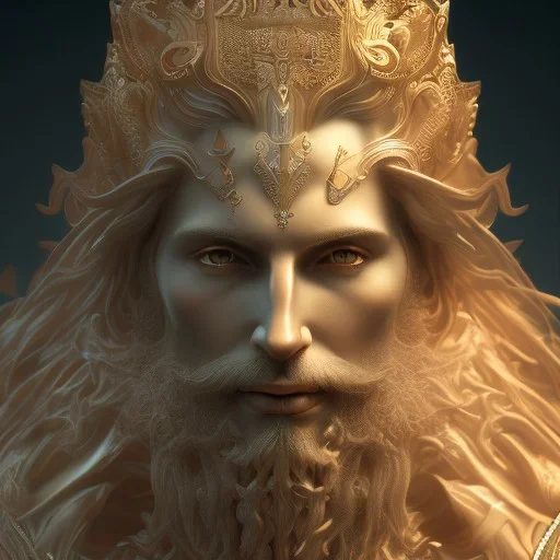 The supreme male magic god, mysterious, soft lighting, unreal engine 5 volumetric lighting, intricate details, realistic style, 8k resolution