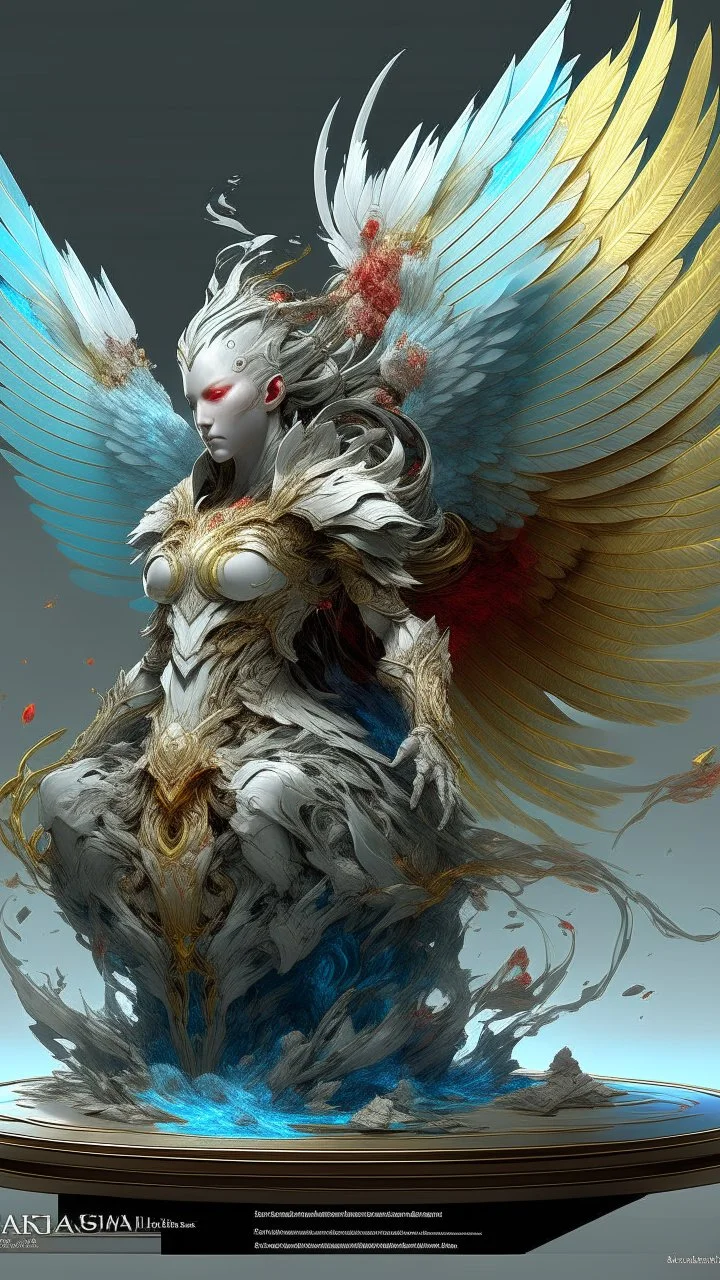 "3D HR Complex Unique and Beautiful Angel , 2 a breathtaking frontier fantasy artwork by Android Jones, Jean Baptiste monge, Alberto Seveso, Erin Hanson, Jeremy Mann. Minimalist highly detailed and complex professional_photography, masterpieces, 8k resolution concept art, Artstation, tricolor, Unreal Engine 5, cgsociety" Highly detailed ArtStation Concept Art Clear Focus Smooth cinematic 4K epic Details Serious Stoic ARTgerm AN's mature art.