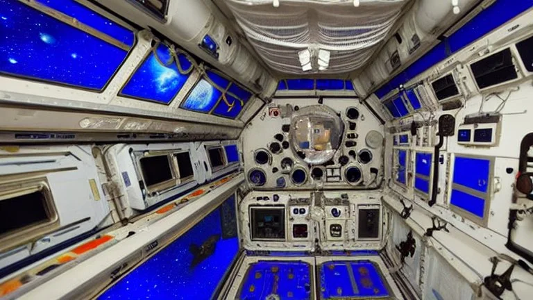 interior of deep space station