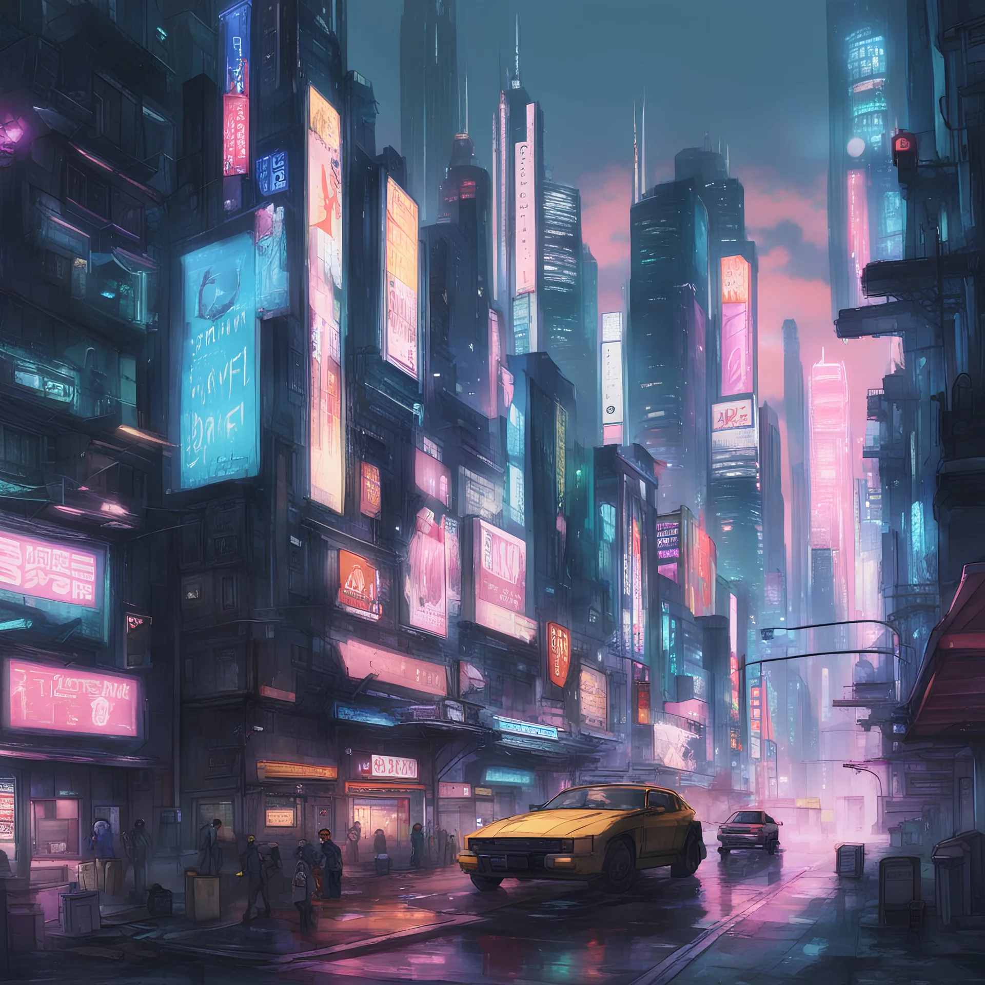 anime cyberpunk city contraportada
