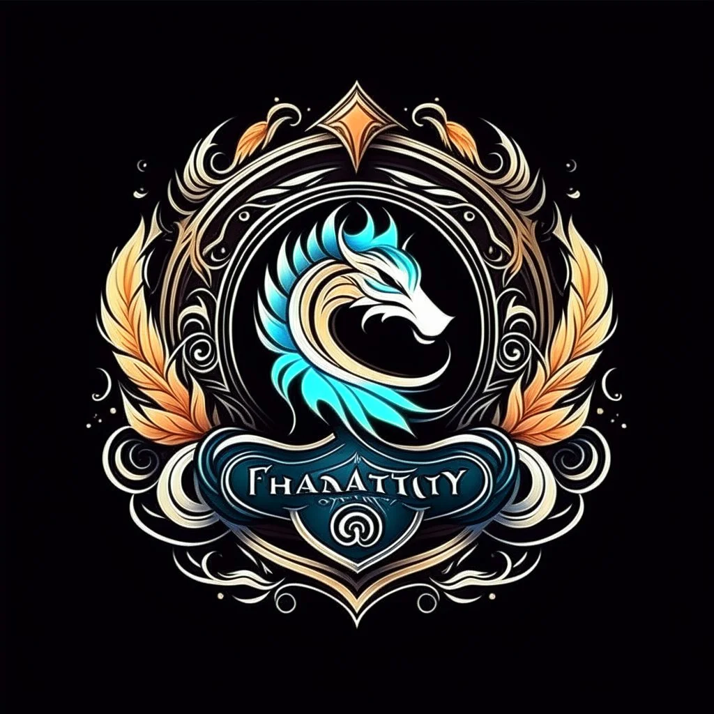 Fantasy style logo.