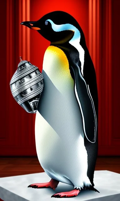 mafia penguins in the style of godfellas