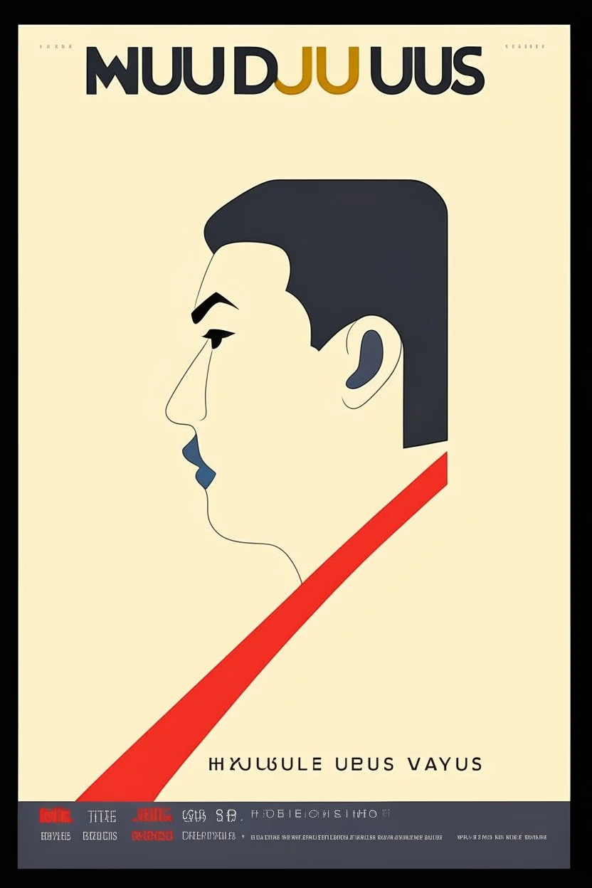 bauhaus poster, software company portrait.