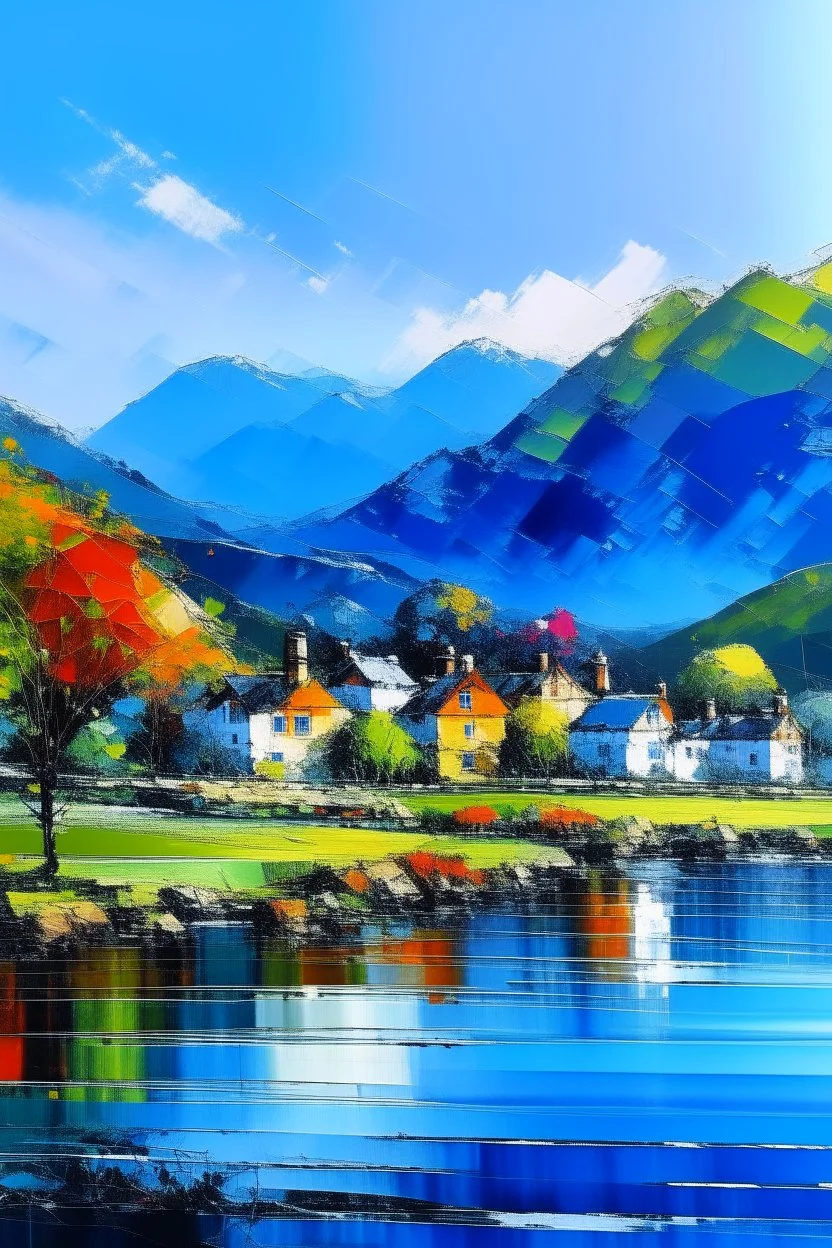 Lake District in the style of jolomo